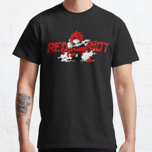 Eijiro 'Red Riot' Kirishima - My Hero Academia Classic T-Shirt RB2910 product Offical Cowboy Bebop Merch