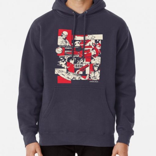 Bebop Pattern Pullover Hoodie RB2910 product Offical Cowboy Bebop Merch