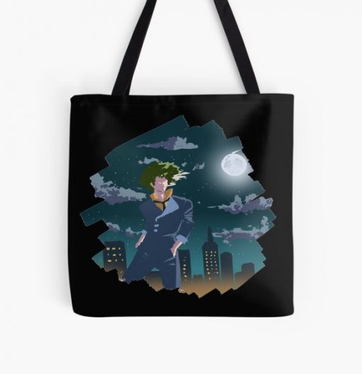 See you Space Cowboy Spike The Cowboy  All Over Print Tote Bag RB2910 product Offical Cowboy Bebop Merch