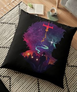 See you space cowboy! Cowboy bebop Spike Smoking Floor Pillow RB2910 product Offical Cowboy Bebop Merch