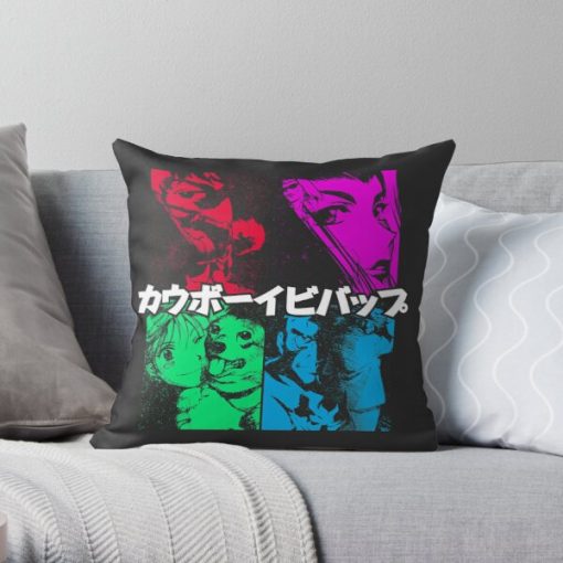 Let's Jam T-Shirt (color) Throw Pillow RB2910 product Offical Cowboy Bebop Merch