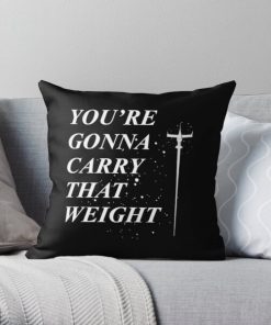 You're Gonna Carry That Weight Throw Pillow RB2910 product Offical Cowboy Bebop Merch