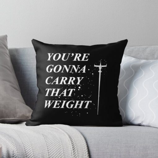 You're Gonna Carry That Weight Throw Pillow RB2910 product Offical Cowboy Bebop Merch