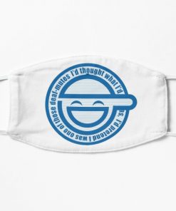 The Laughing Man logo with scan lines - Ghost In The Shell Stand Alone Complex Flat Mask RB2910 product Offical Cowboy Bebop Merch