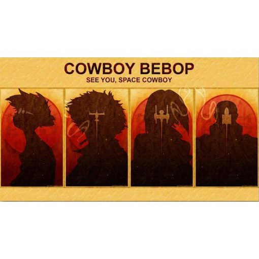 Cowboy Bebop Poster Canvas カウボーイビバップ AM2910 20 in x 11 in Official Cowboy Bebop Merch