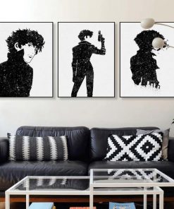 15 cm x 20 cm / Black Official Cowboy Bebop Merch